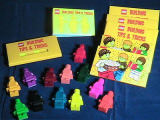 LEGO Minifigure CRAYONS & BUILDING TRICKS DRAWING SHEET Party Favors