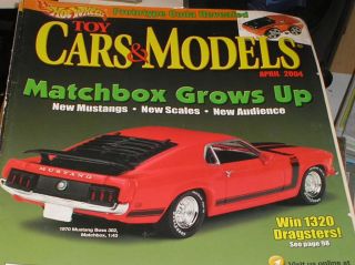 TOY CARS & MODELS magazine & price guide april 2004 HOT WHEELS , 70