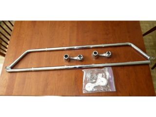 Expandable Shower Rod with Towel Bar USED from Kohls
