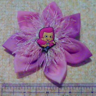 BUBBLE GUPPIES Hair Flower Clip Bow Custom Boutique GIFT Made in USA