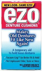 Ezo Denture Cushions, Lower Heavy   15 ea X 3 Pack