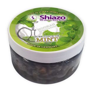 Shiazo Shisha Steam Stones 125gr MINT Flavor Hookah Herbal Sheesha