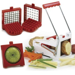 NORPRO Deluxe French Fry Cutter / Fruit Wedger Set NEW