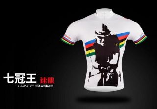 SOBIKE Cycling Short Jersey Lance Armstrong Seven Champions