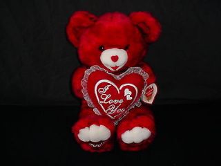 Dan Dee Collectors Choice 2002 I Love You Valentines Day Teddy Bear