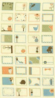 NAME THAT QUILT~MODA FABRIC~LABELS ~SANDY GERVAIS