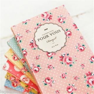Pour Vous Mini Diary Planner Journal Scheduler Organizer Agenda Pastel