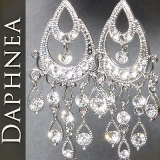 daphnea crystal new unique chandelier earrings FE600111