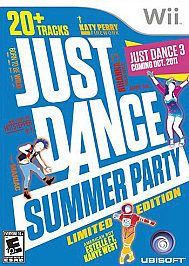 Just Dance Summer Party Limited Edition Wii Gaming Video Game Look