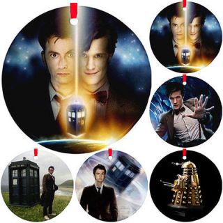 New Dr. Doctor Who Tardis & David Tennant & Matt Smith & Daleks Round