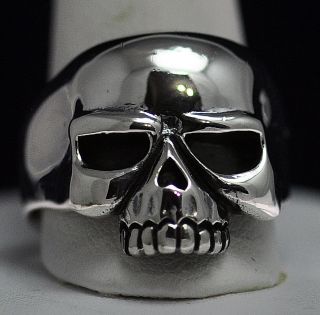 Silver .925 Jewelry Skeleton punisher skull ring Pick your size