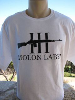 Molon Labe M1A M14 Three 3 Percenter T Shirt Tea Party