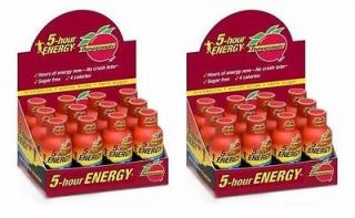 New *96 Pack of 5 Hour Energy Pomegranate (Sugar Free, 4 Calories, B