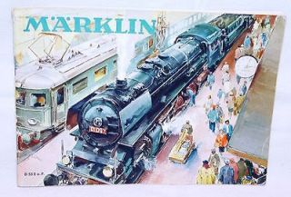 MARKLIN Märklin MODEL TRAIN CATALOG CCS ST DT DL 800 D 53 E o P Nice
