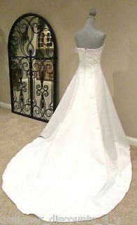 NEW NWT $649 Davids Bridal Michaelangelo 5161 prom wedding gown long