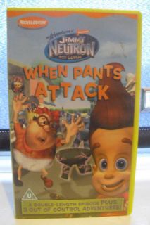JIMMY NEUTRON WHEN PANTS ATTACK VHS VIDEO 2003