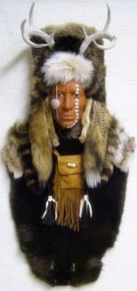 16 Native American Creek Indian Hopi Deer Dancer Mask by La Ne Ayo