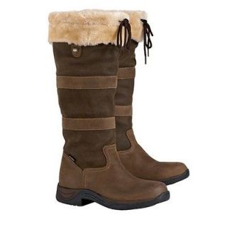 DUBLIN Eskimo River Fleece Boot   Brown   Ladies   Different Sizes