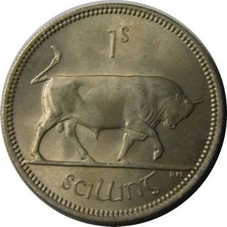elf Ireland 1 Shilling 1963 Bull