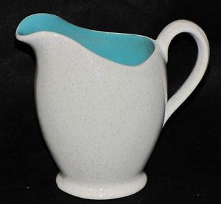 Royal Grindley England Porcelain Pottery Speckled Blue Creamer Pitcher