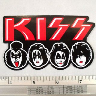 Kiss Band Group Decals Sticker size 6.1x10.2 cm