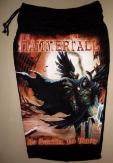 Hammerfall No Sacrifice Metal Cotton Shorts free Size