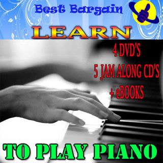 LEARN/MASTER HOW TO PLAY PIANO/ KEYBOARD VIDEO TUTORIALS DVD & CD FOR