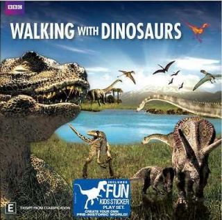 WALKING WITH DINOSAURS jurassic bbc documentary NEW DVD