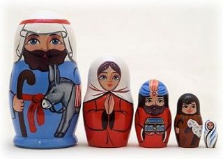 Russian Nesting Dolls   Baby Jesus Doll 5 pc 4   5% off for over $100