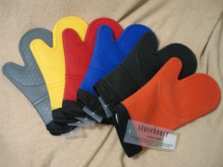 Store House 500℉ Silicon 13 Oven Mitt With 100% Cotton Inner Lined