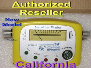 Satellite Finder Signal Meter W Compass Dish LNBF HDTV