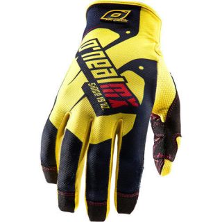 Neal Motocross Jump Race Yellow/Black Riding MX Gear ATV MTB Gloves