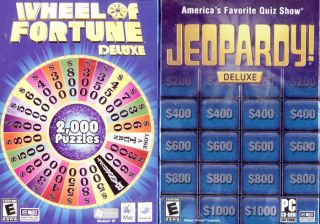 for 1 Wheel of Fortune Deluxe and Jeopardy Deluxe both new in Boxes