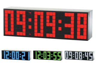 Big Digits Digital Jumbo LED Snooze Wall Desk Alarm Clock 3x1in. Four