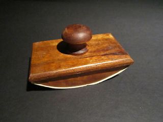 19th C Antique Style Solid Wood Ink Blotter Desktop Writing