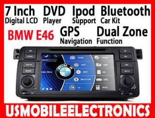 D5113 7 DIGITAL SCREEN CAR DVD PLAYER GPS NAVIGATION BMW E46 IPOD