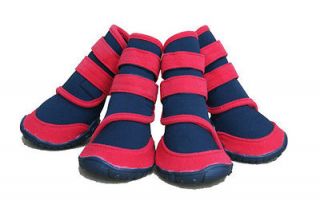 Large Pet Dog Non slip Waterproof Oxford Shoes Boots Left/Right Feet