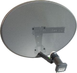 MK4 Sky Satellite Dish & Quad LNB Ideal for Freesat PVR with Triax