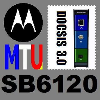 Motorola SURFboard SB 6120 USED Cable Modem DOCSIS 3.0 