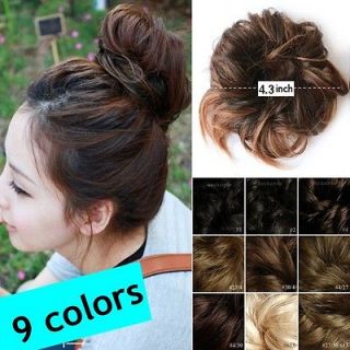 Stylish Dish Hair Bun Wig Updo Scunchies PonyTail Accessories