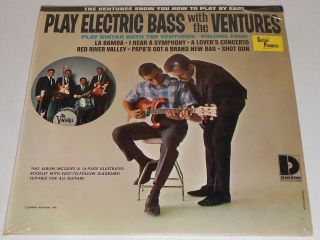 STILL SEALED VENTURES PLAY ELECTRIC BASS WITH THE VENTURES GTFLD MONO