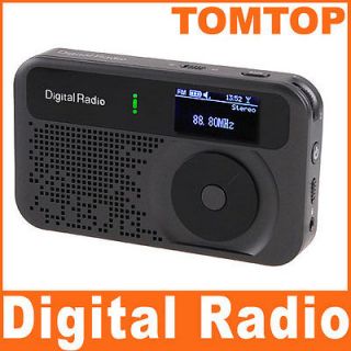 Portable Digital Radio DAB/DAB+ FM Recorder Alarm Clock