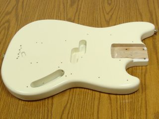 Vintage RI Fender Mustang BASS BODY Bass Guitar Vintage White $30 OFF