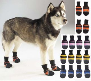 DOG BOOTS Water Repellant Protective Pet Shoes Booties Winter Cold