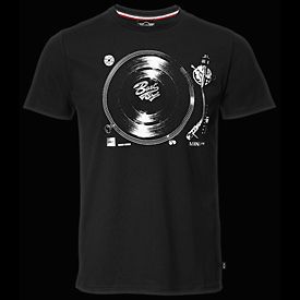 MINI Cooper Mens Black Turntable Beat The Street Tee T Shirt Shirt