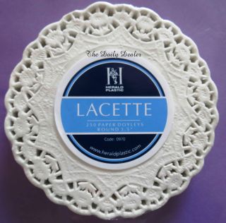BUY*** 250 X DINKY LACETTE PAPER LACE DOILIES* FOR CRAFTING / PARTIES
