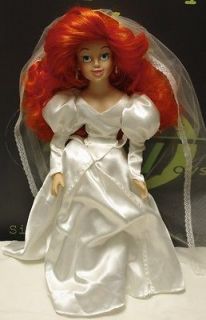 Disney Ariel Wedding Porcelain Little Mermaid Doll