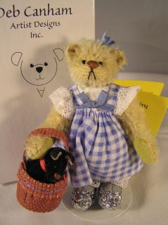 Deb Canham Bear Artist   Wizard of   Oz Collection   DOROTHY & TOTO