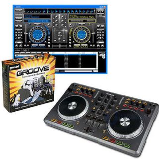 Numark Mixtrack DJ Software USB Controller w/ Gemini Groove Pro