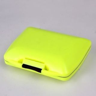 Yellow green Hooks Store Box Waterproof Plastic Case Fishing Choice